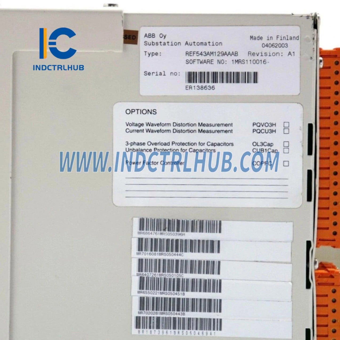 ABB REF543 Feeder Protection & Control Relay
