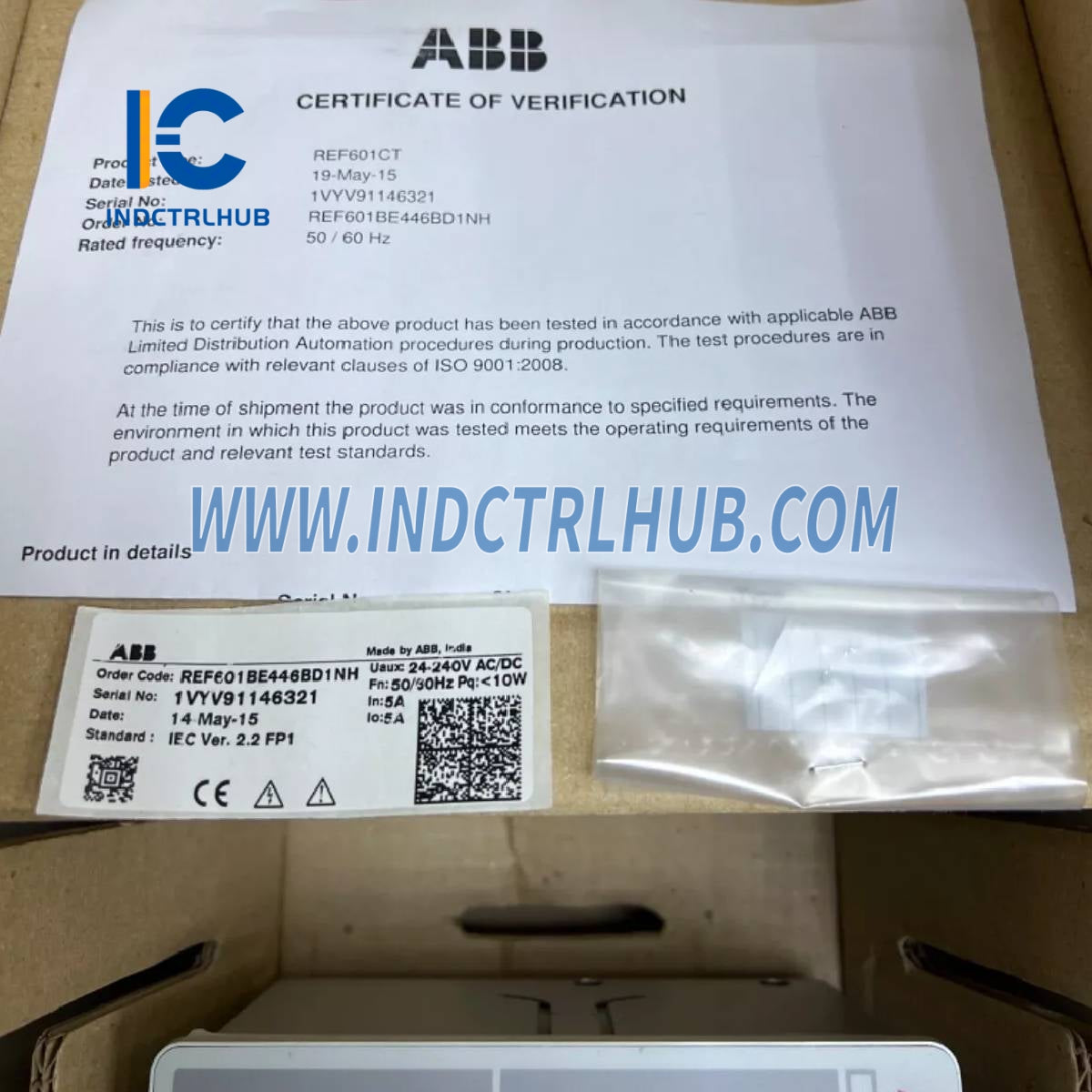 REF601BD446NB1NH | ABB REF601 CT-1A, W/O COMM