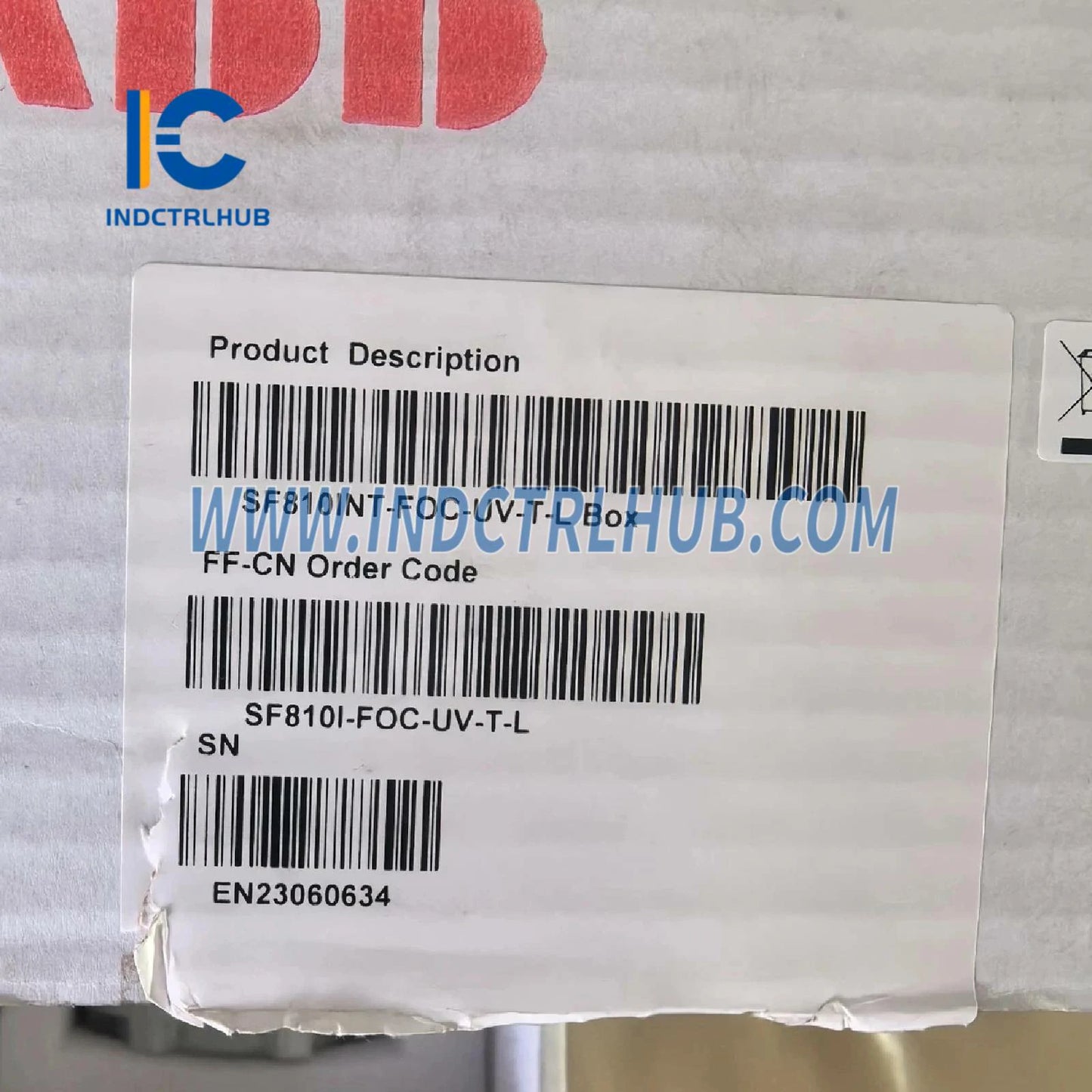 ABB SF810INT-FOC-UV-T-L Pemindai Api Uvisor | Serat Optik UV