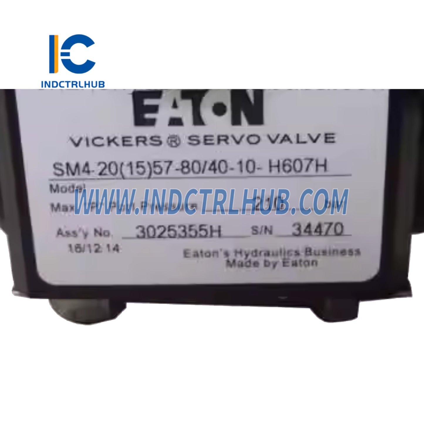 Emerson EPRO SM4-20(15)57-80/40-10-H607H Electro-Hydraulic Servo Valve