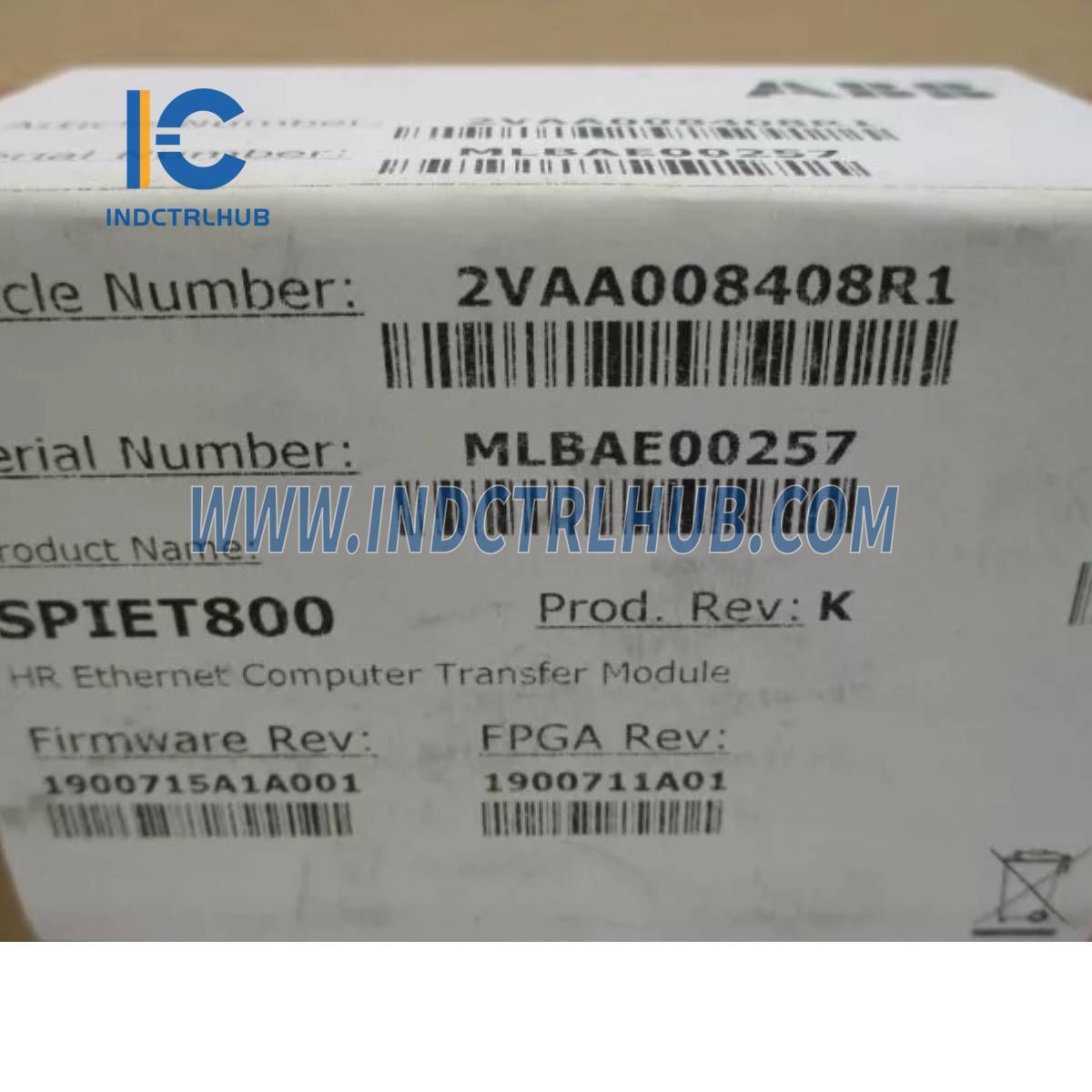 SPIET800 | ABB  Ethernet CIU Transfer Module