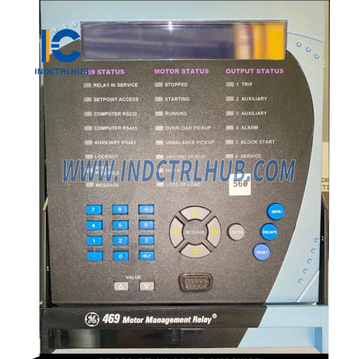 GE SR469-P5-HI-A20-E Multilin motorový riadiaci relé