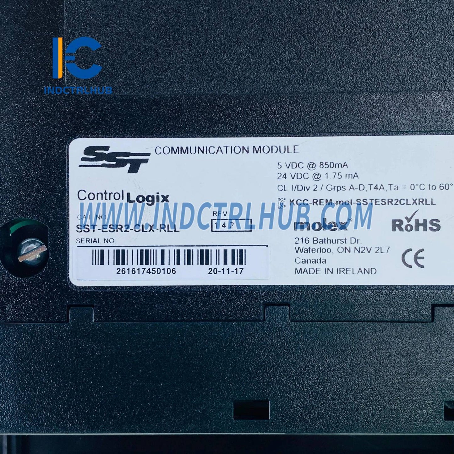 Woodward SST-ESR2-CLX-RLL Ethernet ControlLogix Module