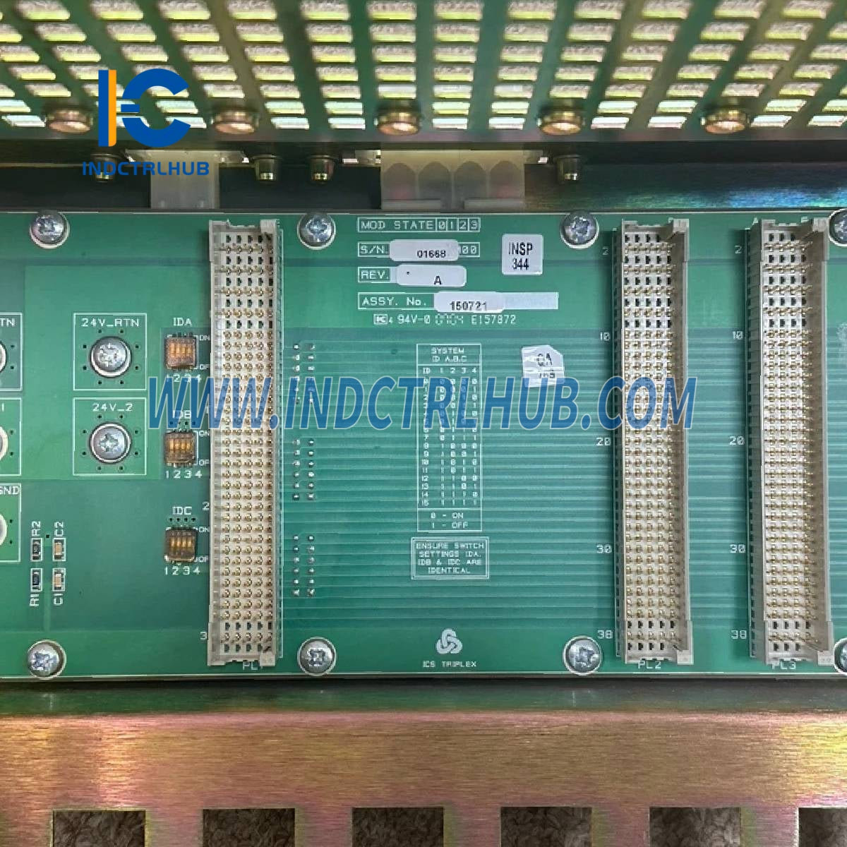 ICS Triplex T8100 dôveryhodný TMR riadiaci podvozok