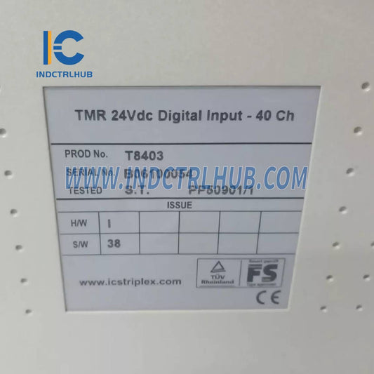 ICS Triplex T8403 Trusted TMR 24 VDC Digital Input Module