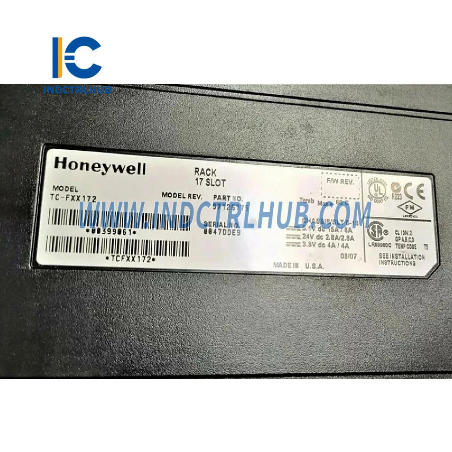 Honeywell TC-FXX172 Rack 17 emplacements