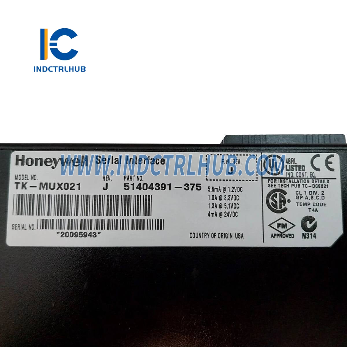 Honeywell TK-MUX021 51404391-375 Serial Interface Module