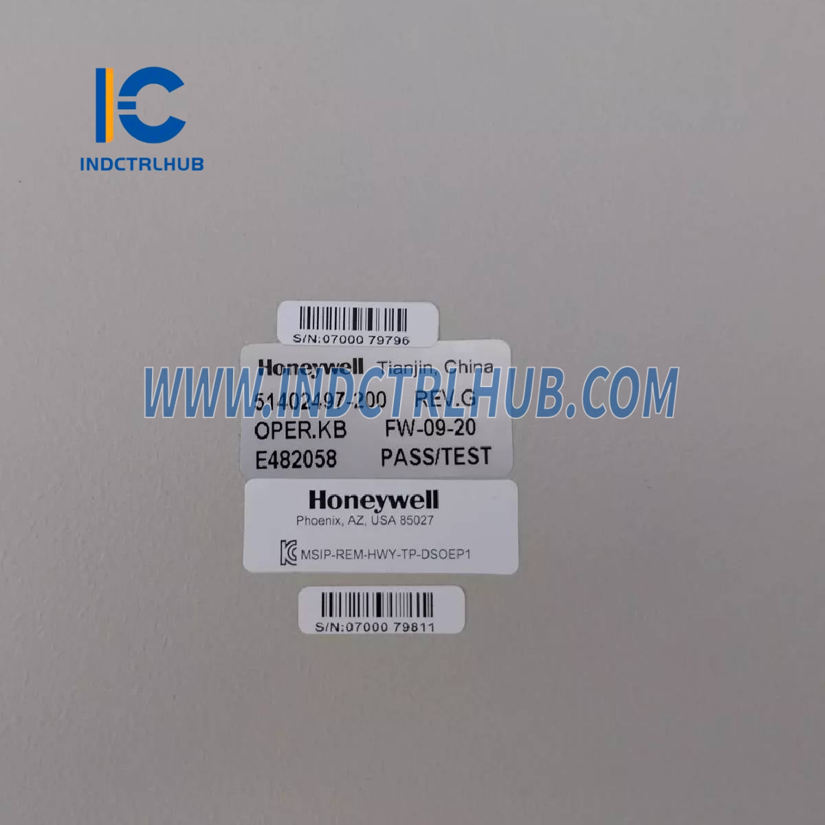 Honeywell TP-DSOEP1-100 Operator Entry Panel