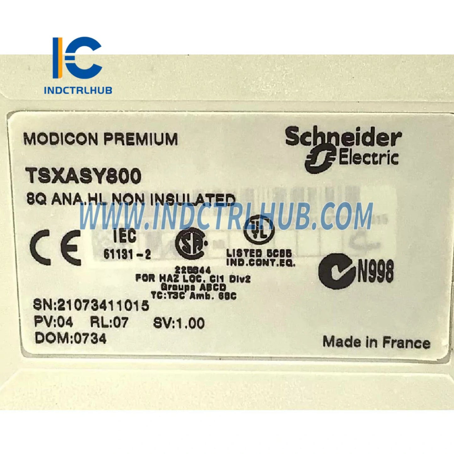 Schneider TSXASY800 Analog Chiqish Moduli