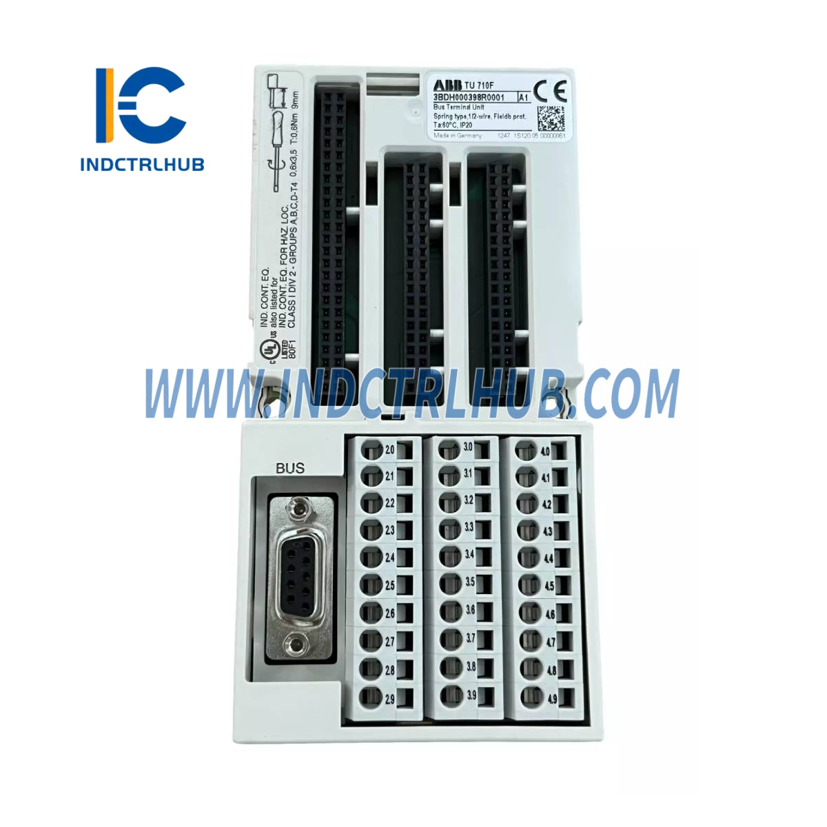 3BDH000398R0001 | ABB TU 710F Terminal Unit, 24 VDC