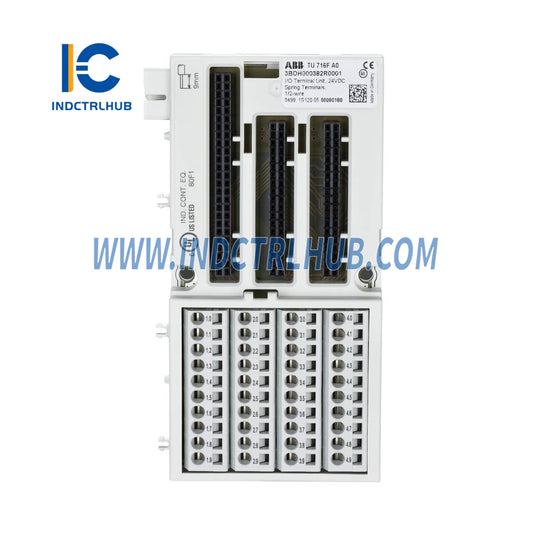 3BDH000382R0001 | ABB TU 716F I/O Terminal Unit, 24 VDC