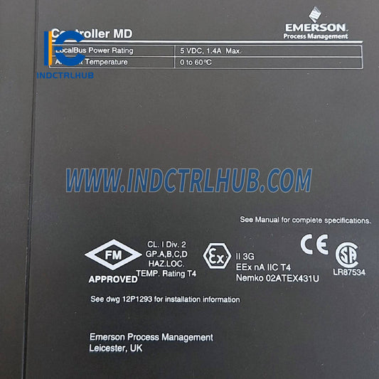 Emerson VE3005 KJ2003X1-BA2 12P2093X112 MD riadič