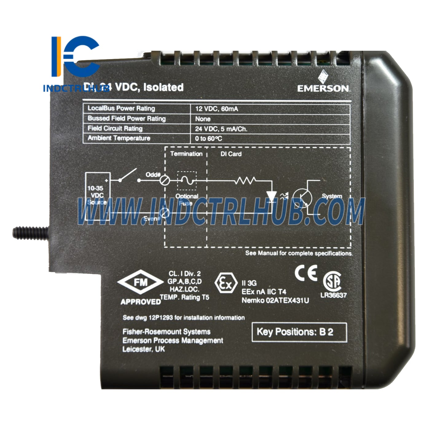 Emerson VE4001S2T2B6 32 Kanallı DI Terminal Bloğu Serisi 2 Plus için
