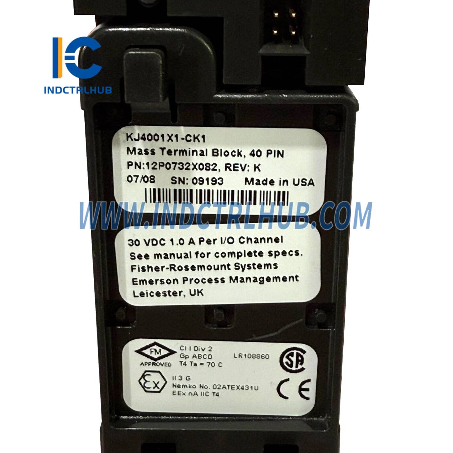 Emerson VE4002S1T2B6 KJ3204X1-BA1+KJ4001X1-CK1 Discrete Output Module