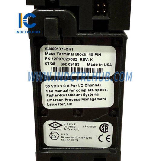 Emerson VE4002S1T2B6 KJ3204X1-BA1+KJ4001X1-CK1 Diszkrét kimeneti modul