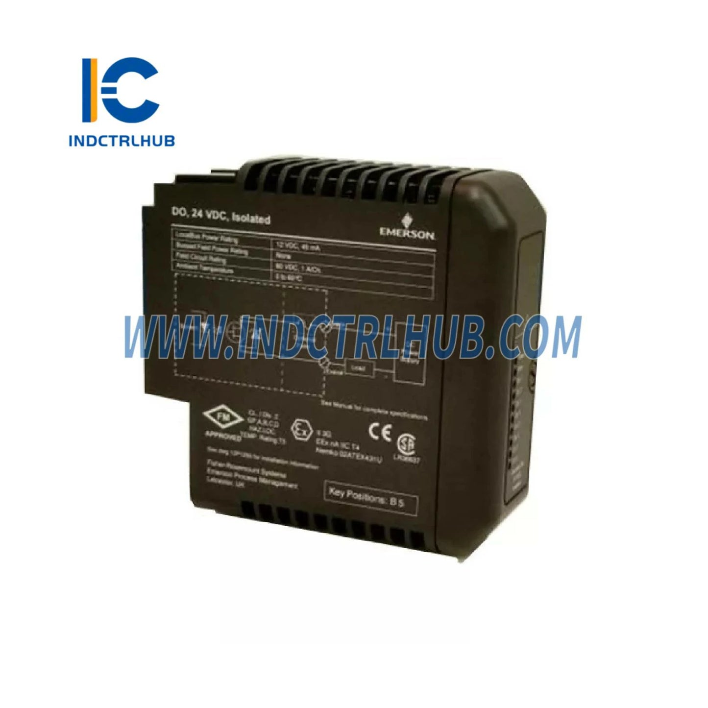 Emerson VE4050S2K1C0 DeltaV 8-Wide I/O Carrier Module