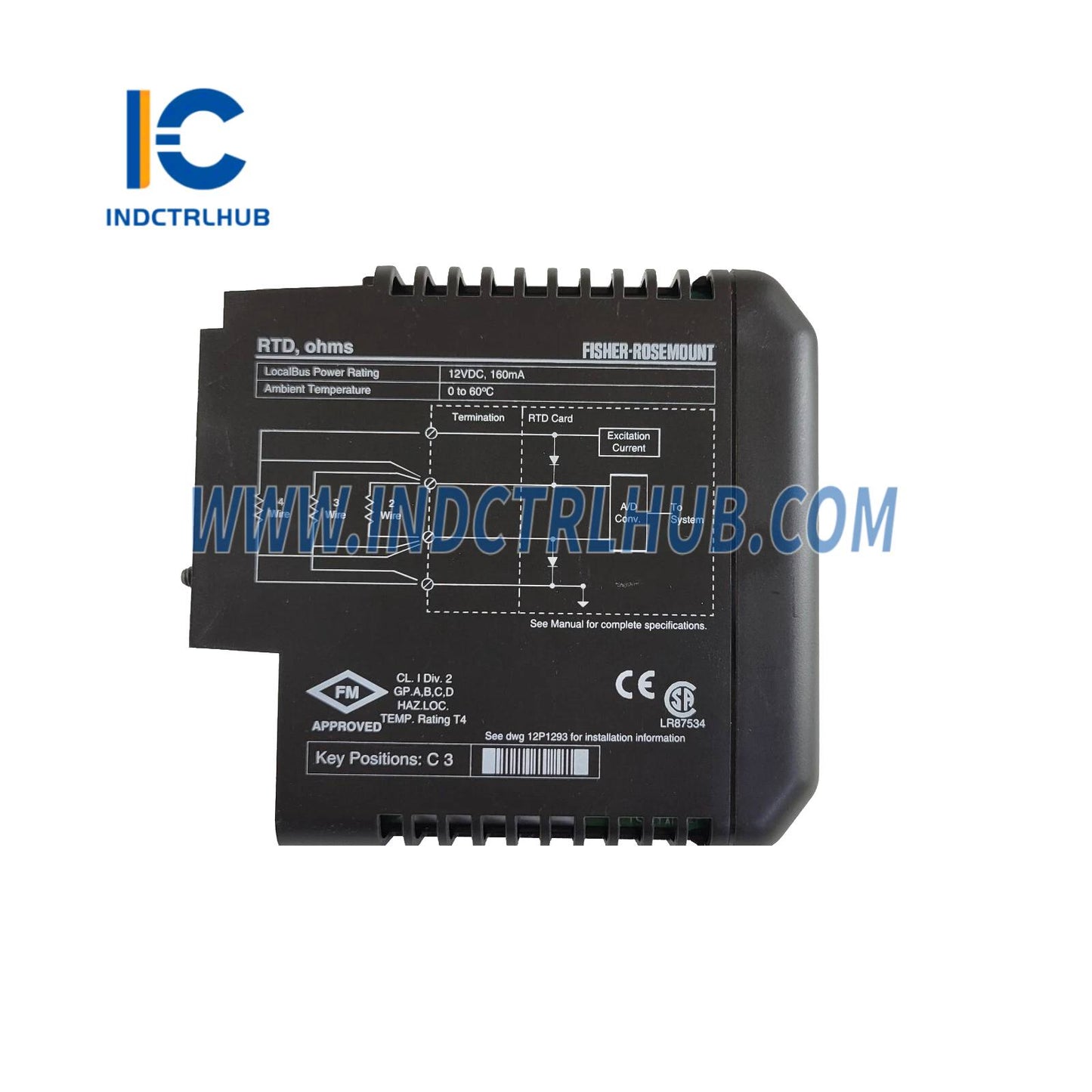 Emerson VE4003S6B1 DeltaV M-series RTD Input Module