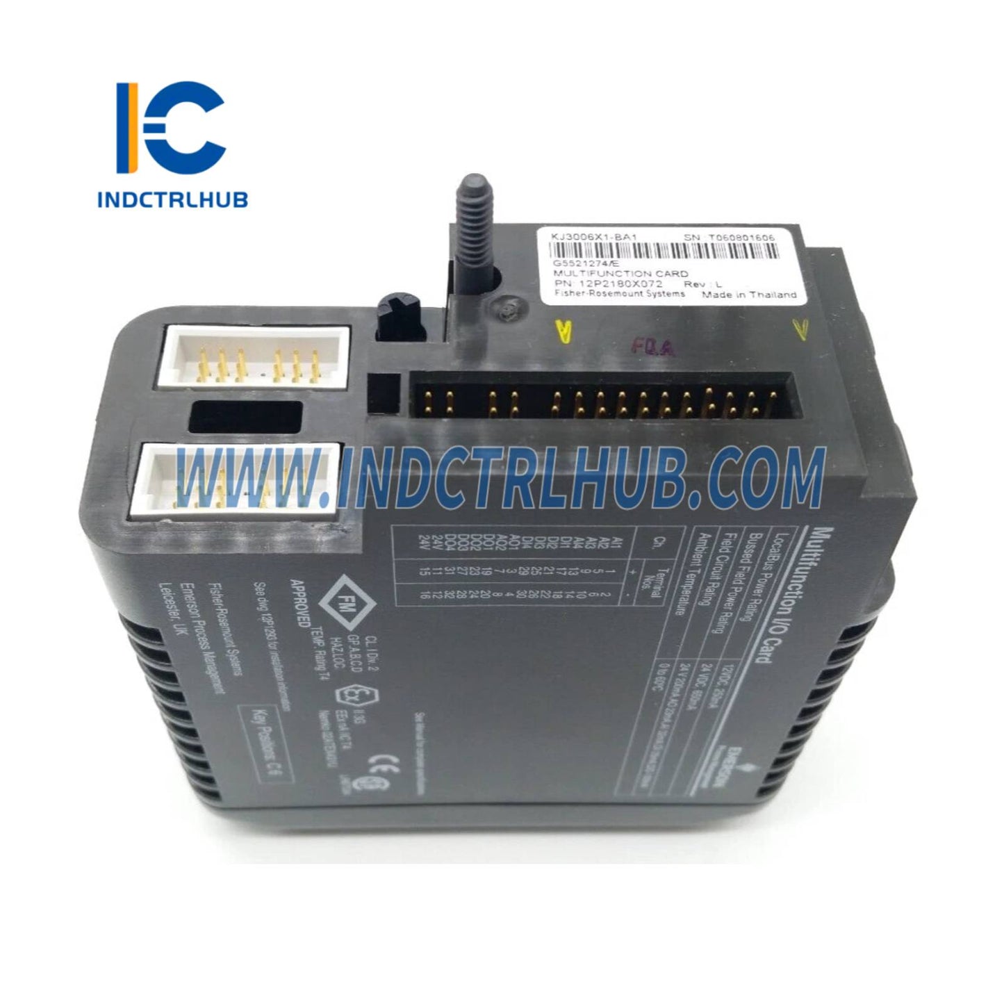 Emerson VE4015 KJ3006X1-BA1 DeltaV M-series Модуль входа импульсного счётчика