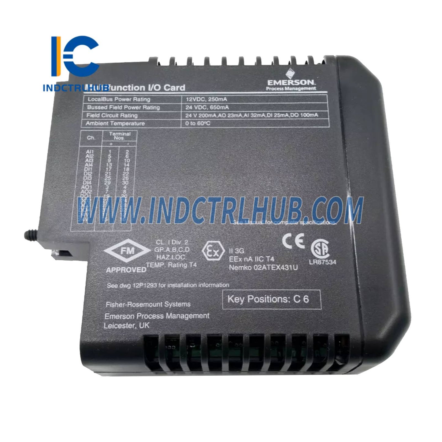 Emerson VE4015 KJ3006X1-BA1 DeltaV M-series Модуль входа импульсного счётчика