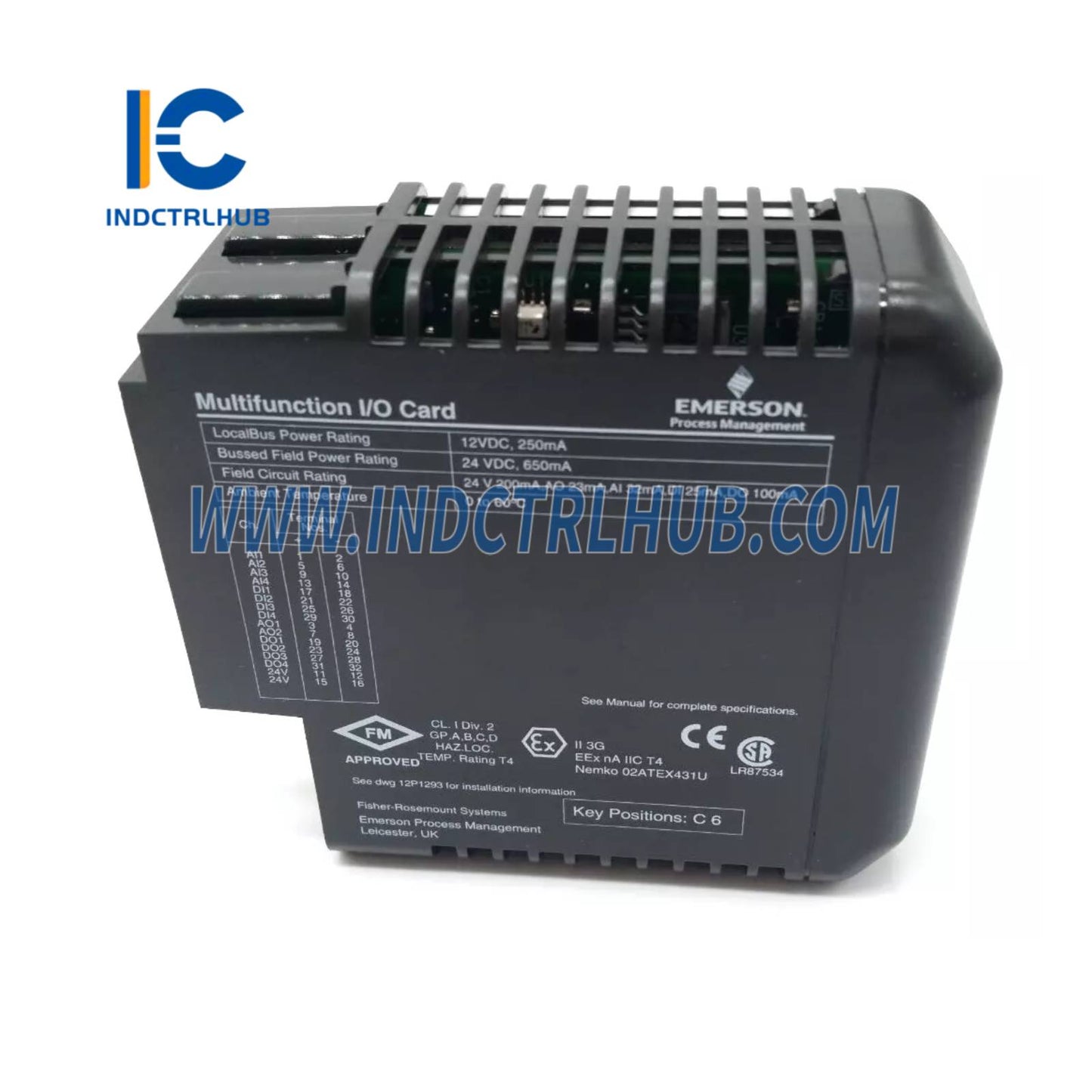 Emerson VE4015 KJ3006X1-BA1 DeltaV M-series Модуль входа импульсного счётчика