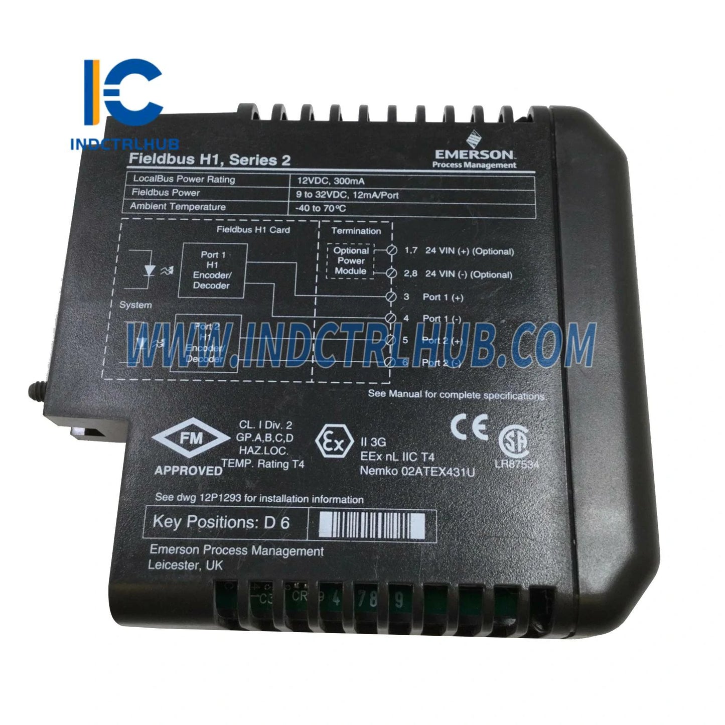 Emerson VE4032S1T2B1 DeltaV Redundant Discrete Input Module