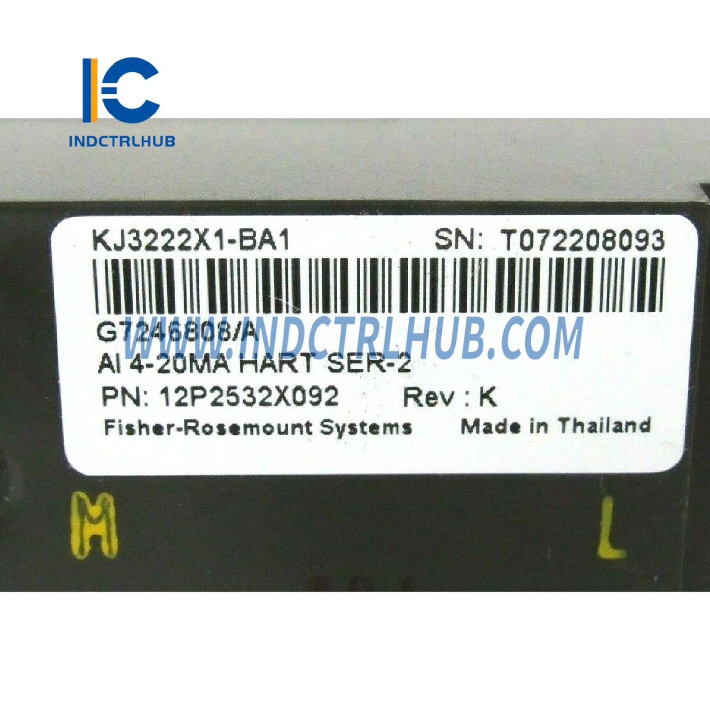 Emerson VE4033S2B1 KJ3222X1-BA1 12P2532X092 Analog Input (AI) Card