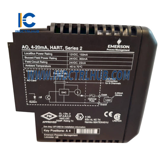 Emerson VE4035S2B1 KJ3221X1-BA1 Redundantný analógový výstupný modul