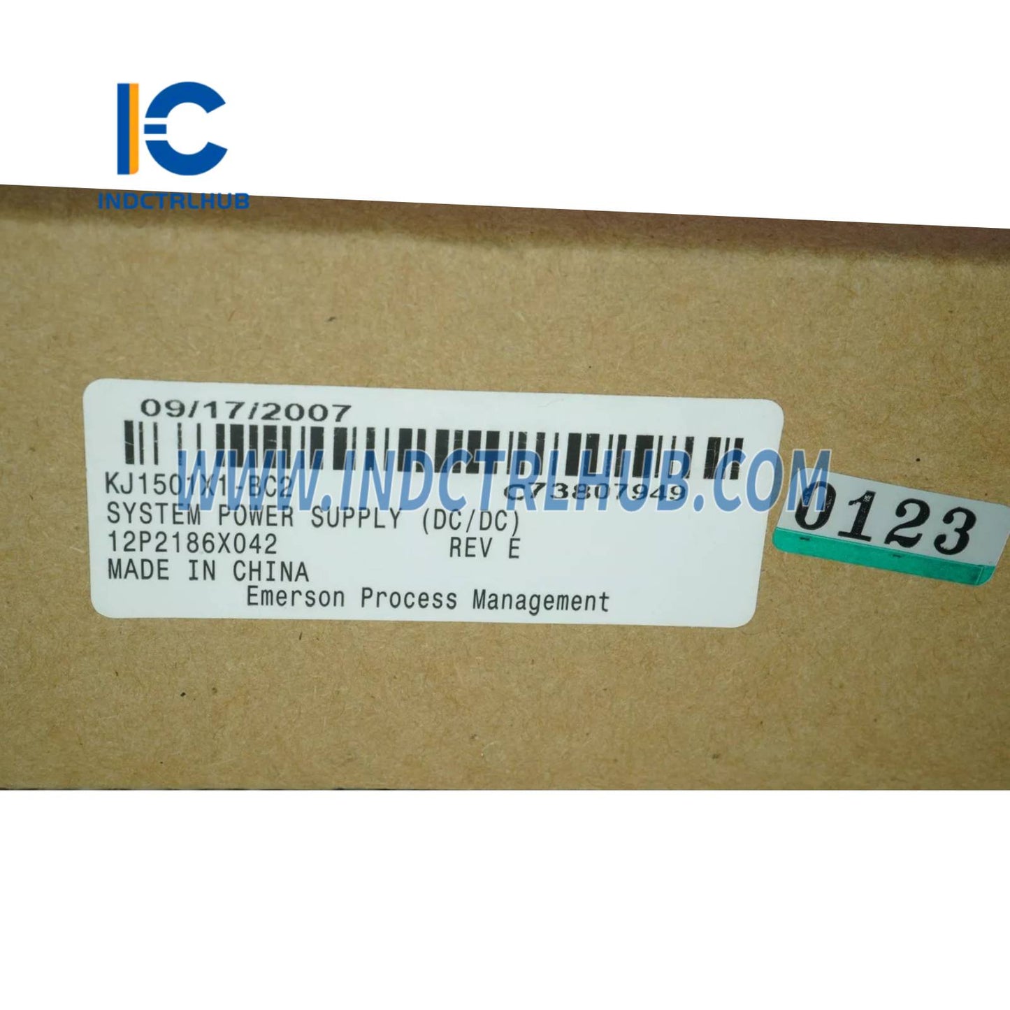 Emerson VE5008 KJ1501X1-BC2 12P2186X042 systém dvojitý DC napájací zdroj