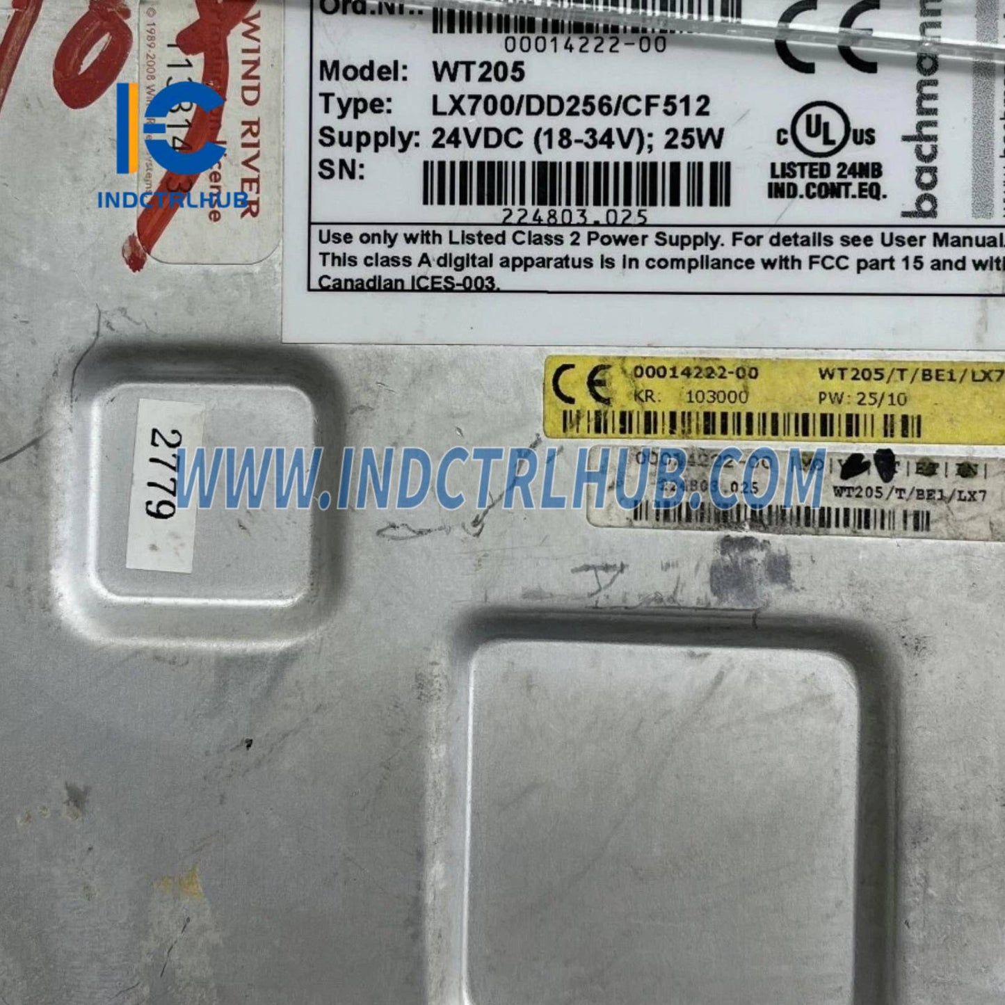 Módulo Controlador Bachmann WT205 LX700/DD256/CF512