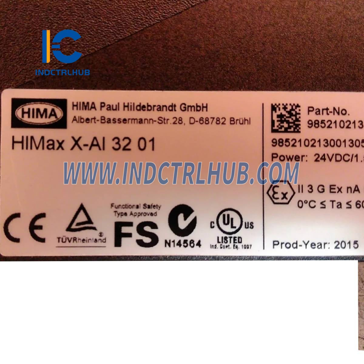HIMA X-AI 32 01 Analog input module