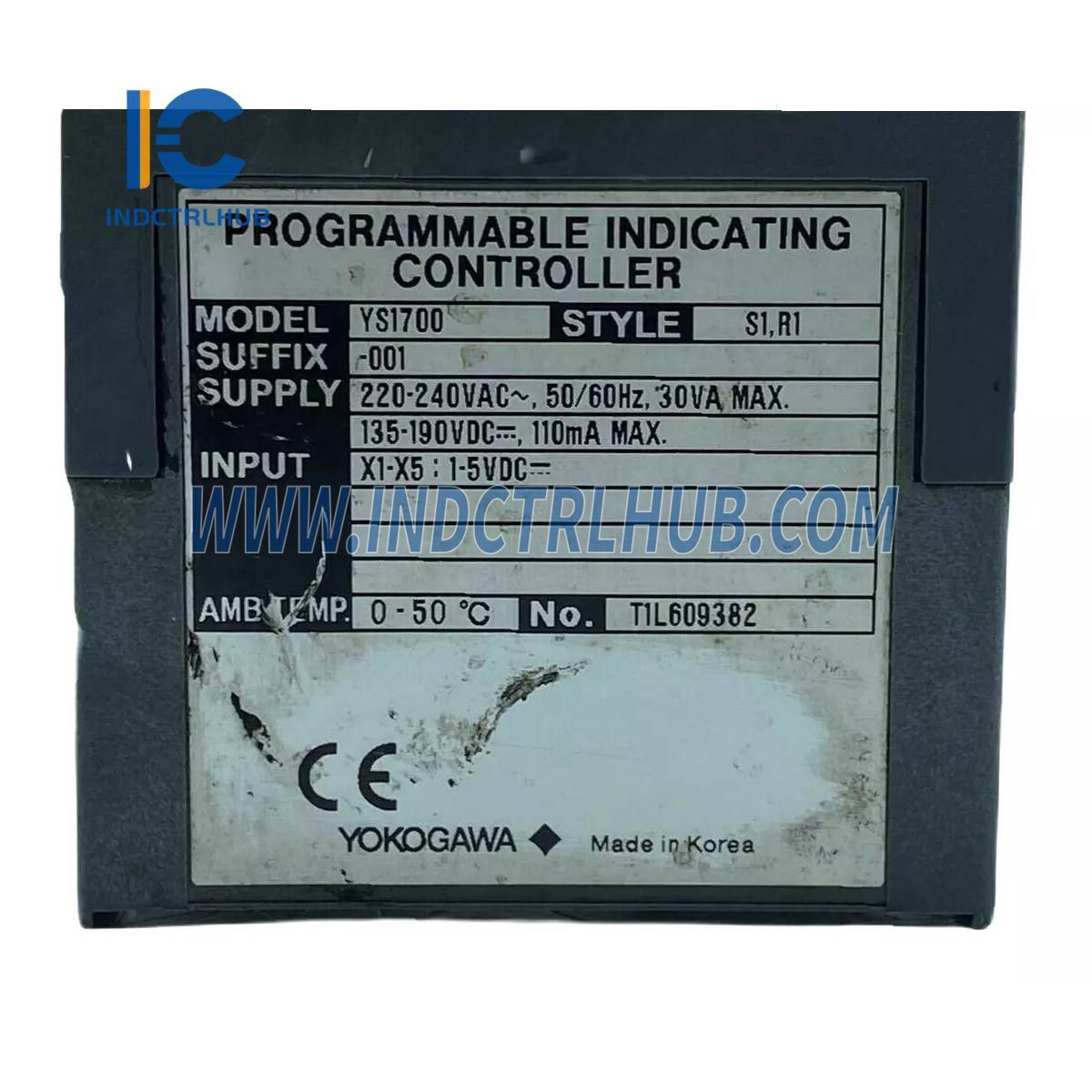 Yokogawa YS1700-001/S01 Programmable indicating controller