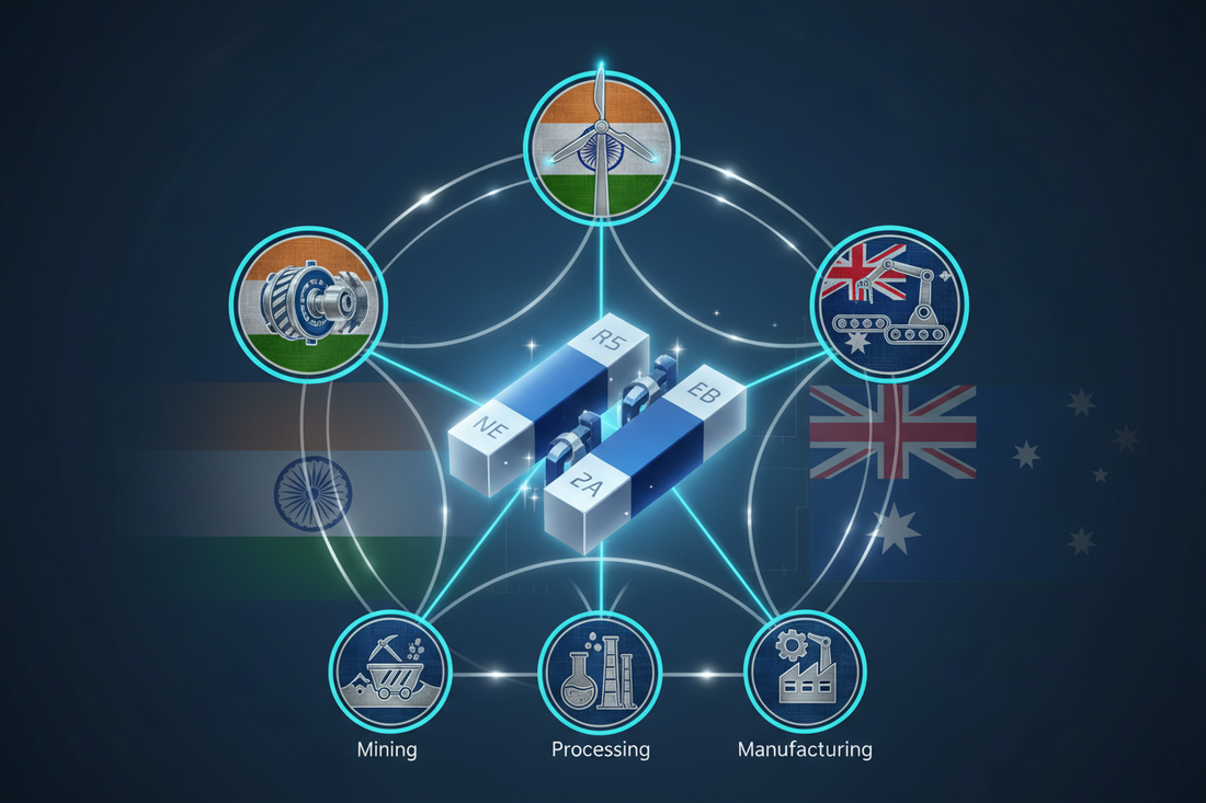 Can India and Australia De-Risk EV Supply Chains? The Magnet Weapon Analysis
