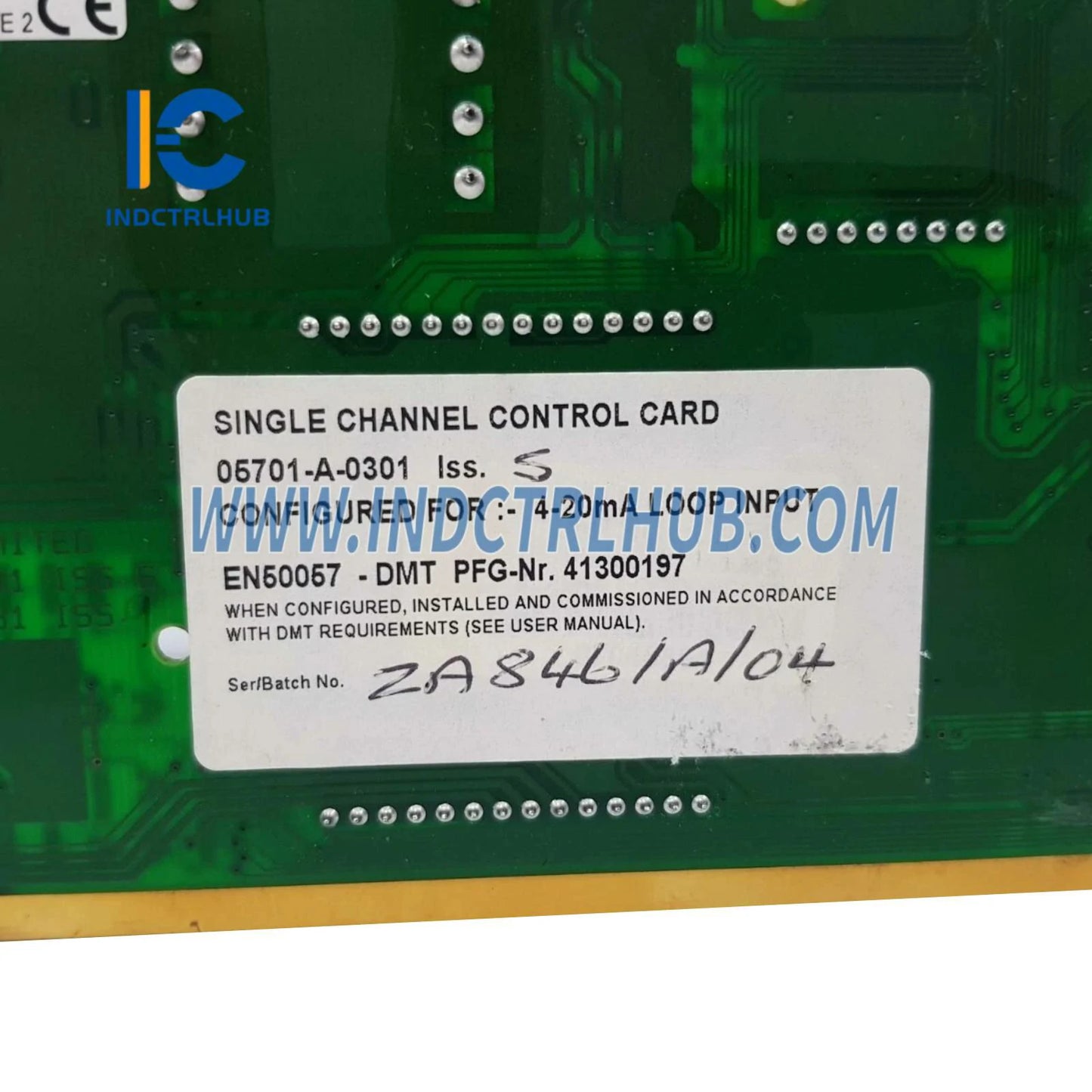 Honeywell 05701-A-0301 Single Channel Control Card, 4-20mA