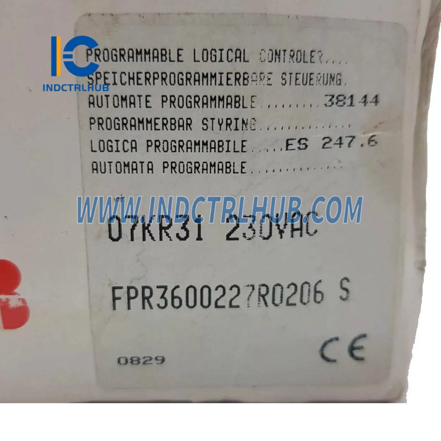 FPR3600227R1202 | ABB 07KR31 Apstrādes vienība