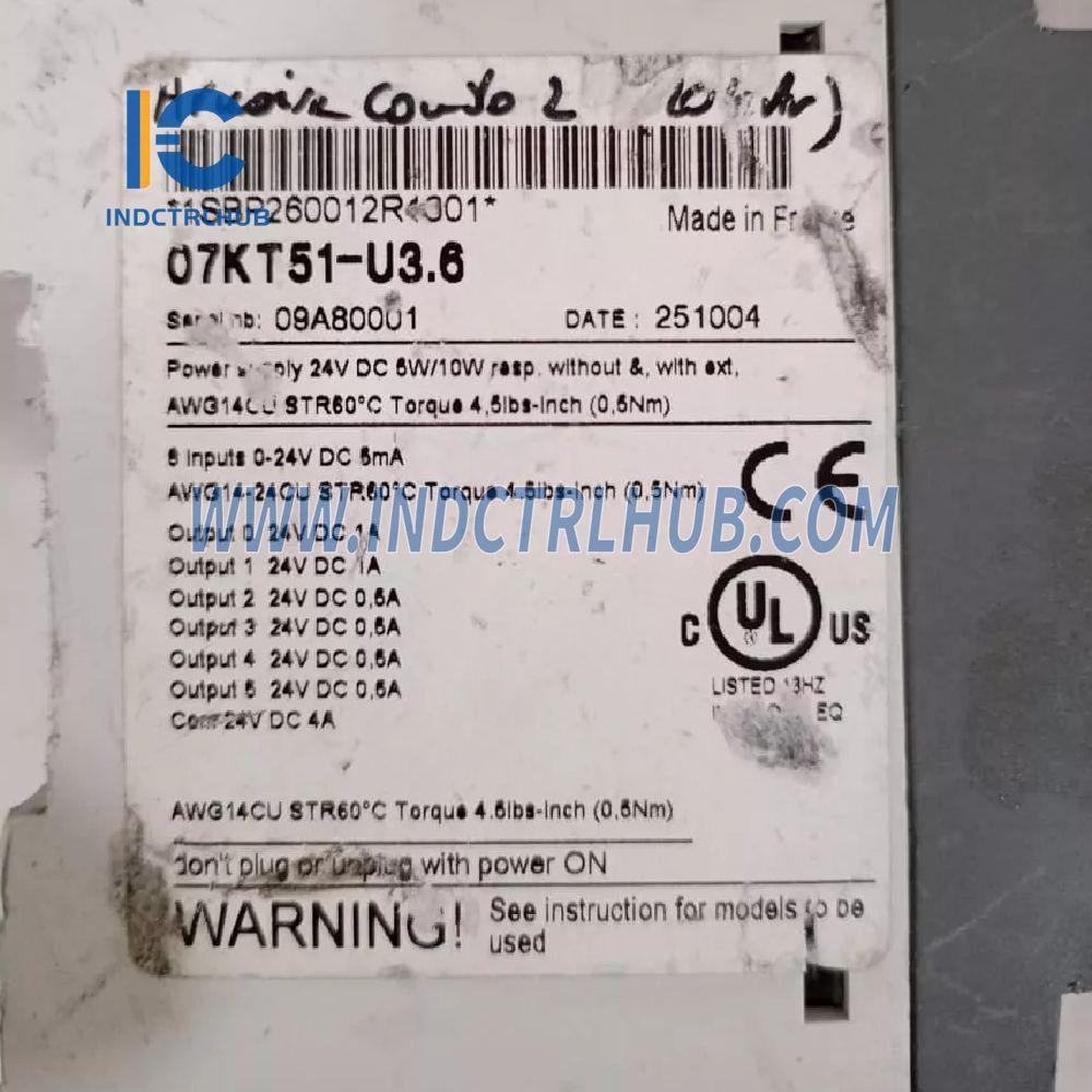 1SBP260012R1001 | ABB 07KT51 AC31 PLC 8DI/6DO-TransPortable