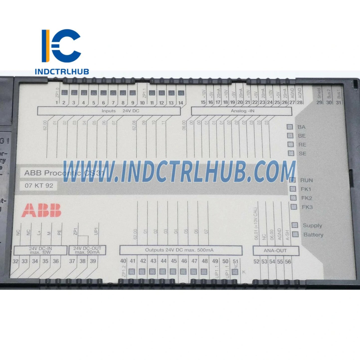 GJR5250500R0202 | ABB 07KT92 centrālā apstrādes vienība