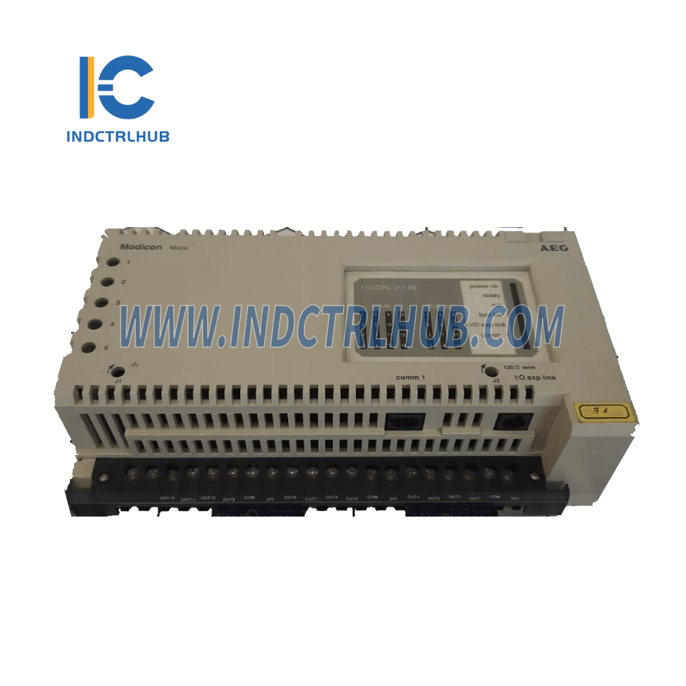 Schneider 110 CPU 311 03 MICRO CPU DC PS DC I/O 24V