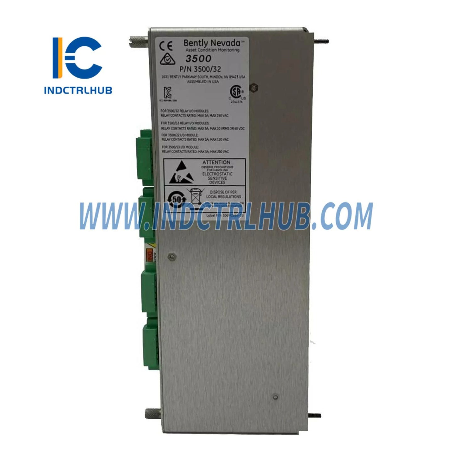 Bently Nevada 3500/32 125720-02 4-kanálový modul výstupu relé