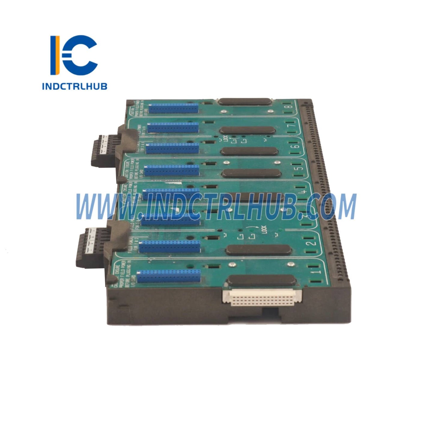 Emerson 12P0818X072 8-Wide I/O Carrier dengan Shield Bar