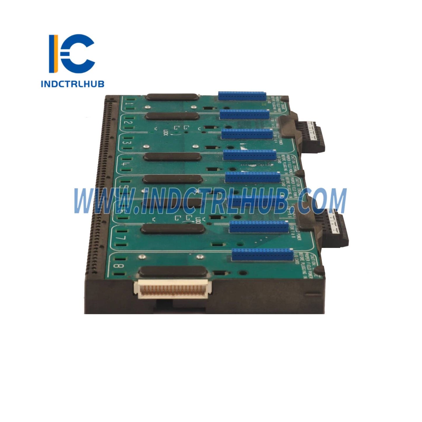 Emerson 12P0818X072 8-Wide I/O Carrier dengan Shield Bar