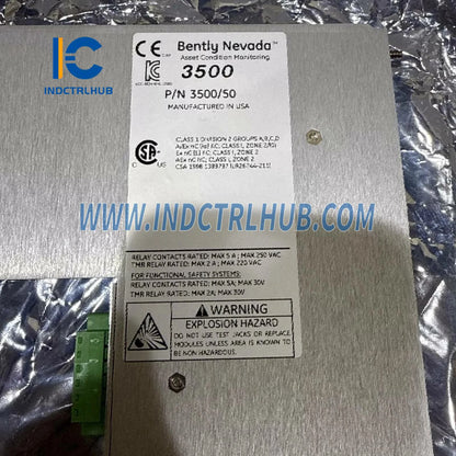 Bently Nevada 136703-01 Входно/изходен модул вътрешна бариера