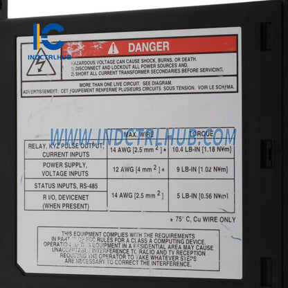 ALLEN BRADLEY 1404-M405A-DNT Powermonitor 3000 Asosiy modul