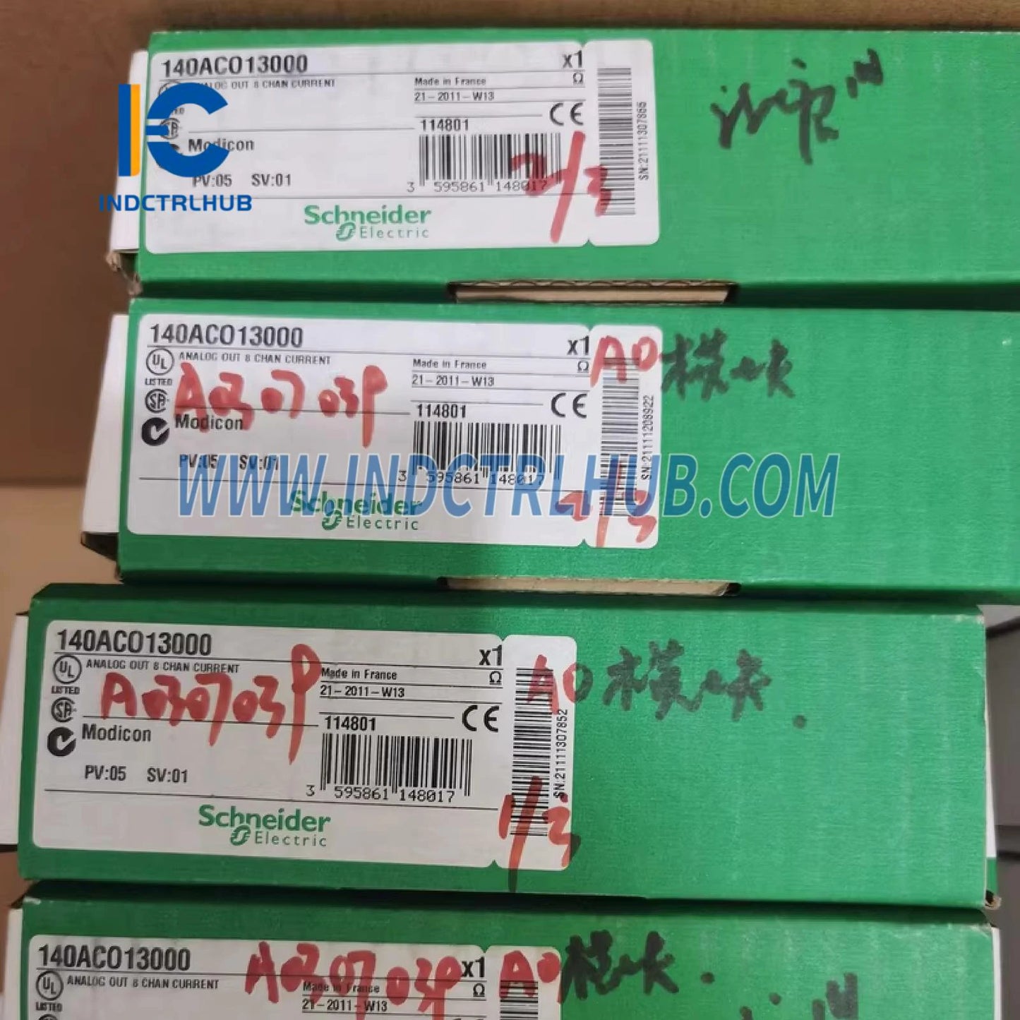 Schneider 140ACO01300 Analog output module