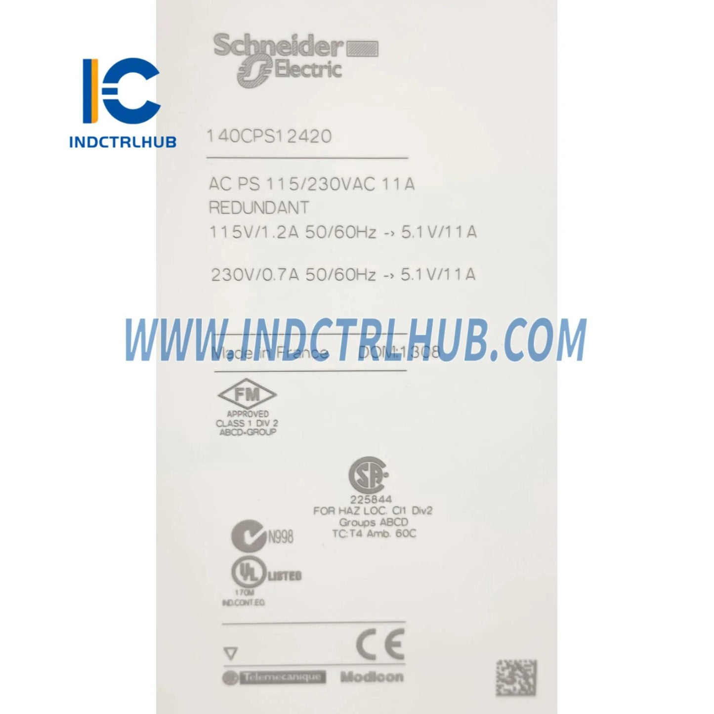 Schneider 140CPS12420 Power Supply Module Modicon Quantum