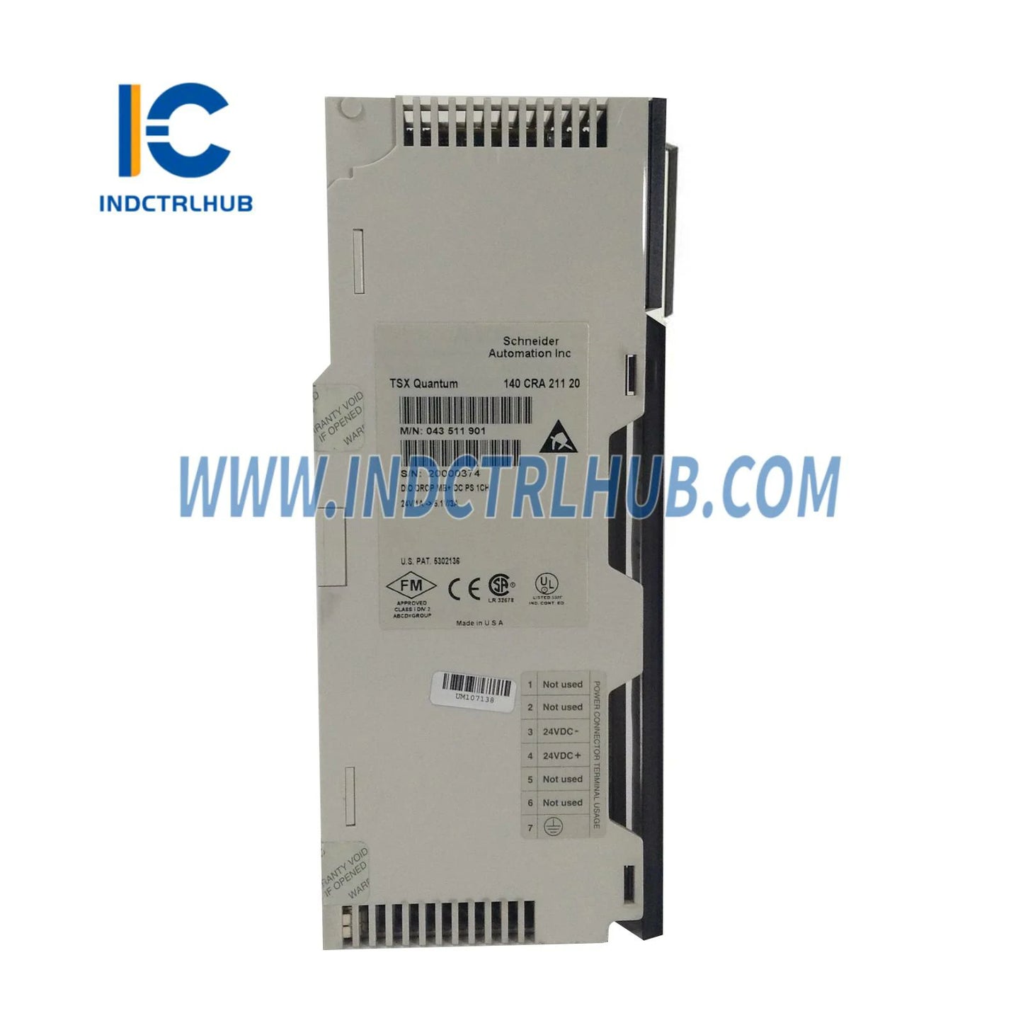 Schneider 140CRA21120 DIO kritiena saskarnes Modicon Quantum