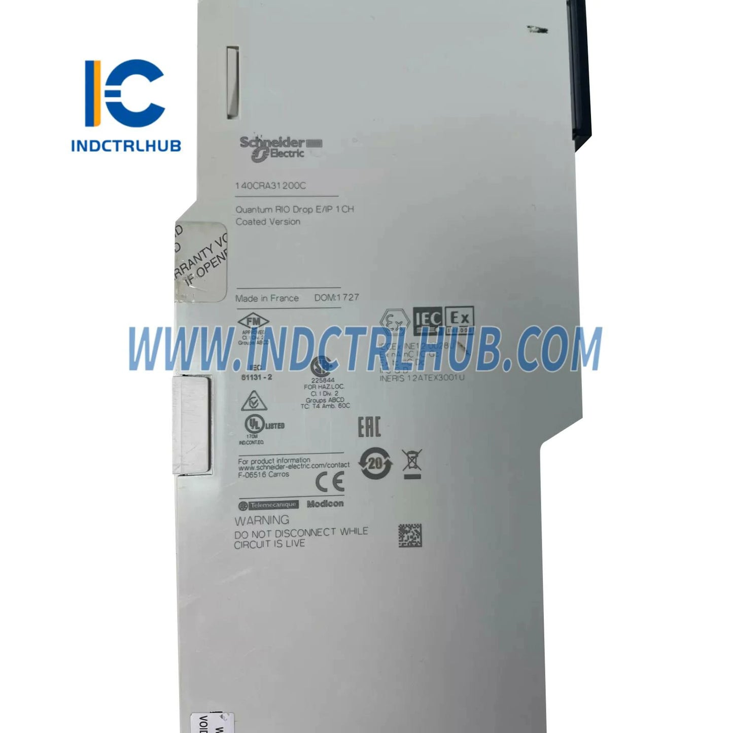 Schneider 140CRA31200C Quantum RIO Drop E/IP 1CH - مطلي بطبقة عازلة