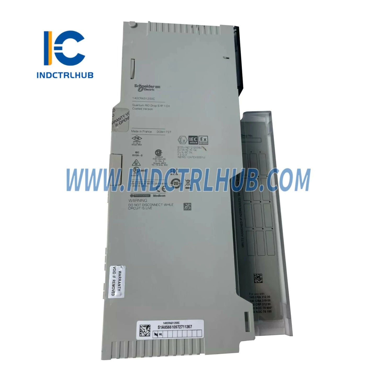 Schneider 140CRA31200C Quantum RIO Drop E/IP 1CH - مطلي بطبقة عازلة