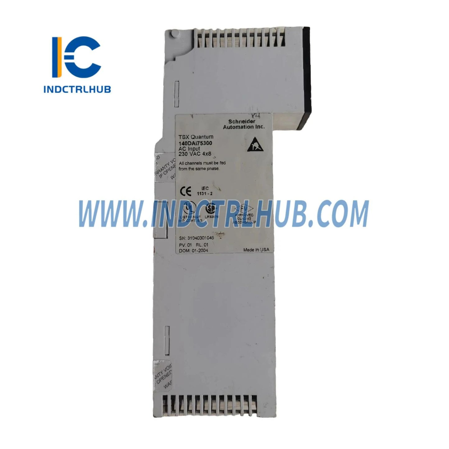 Schneider 140DAI75300 diszkrét bemeneti modul Modicon Quantum