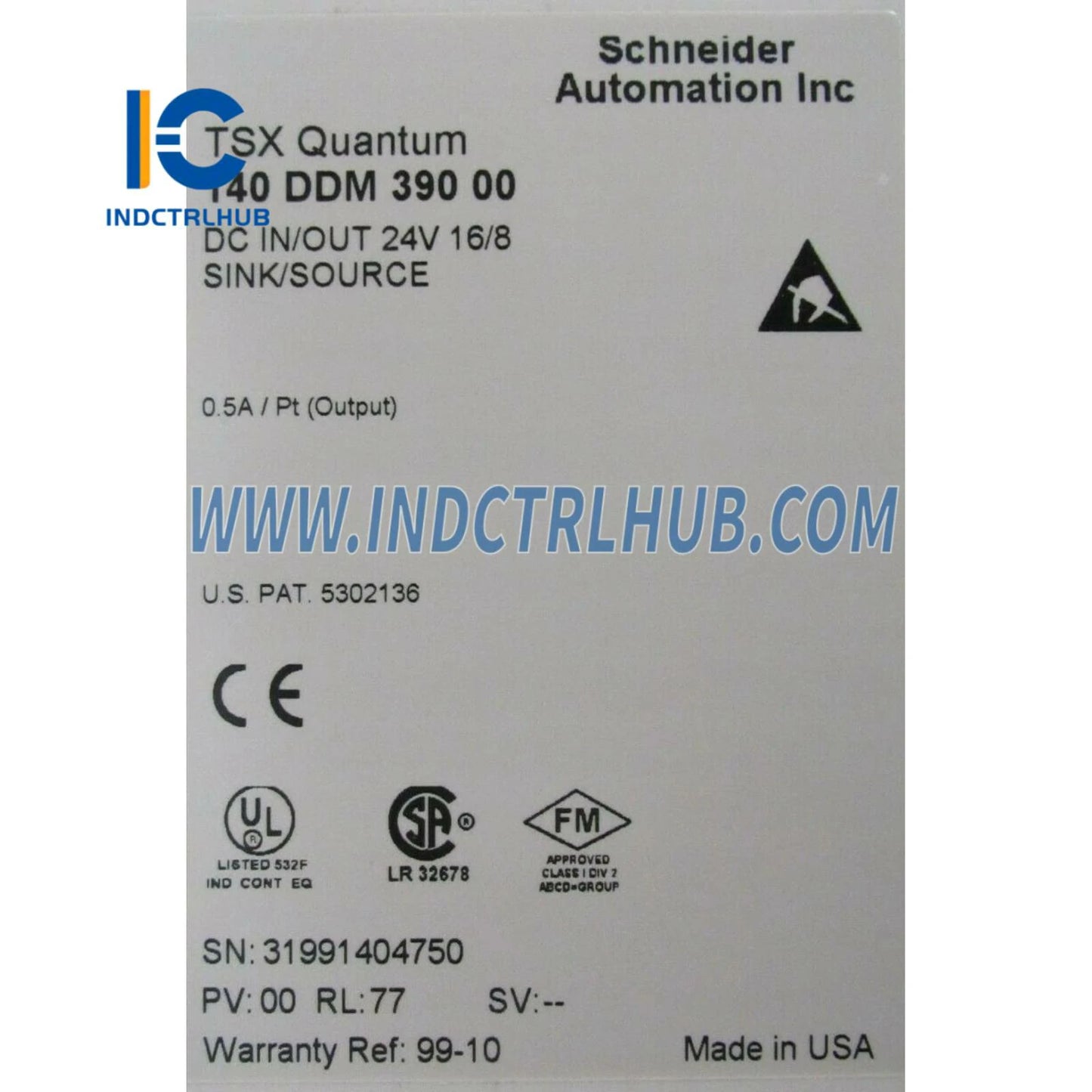 Mô-đun I/O rời Schneider 140DDM39000 Modicon Quantum
