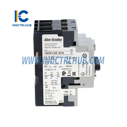 ALLEN BRADLEY 140M-C2E-B16 Motora aizsardzības ķēdes pārtraucējs